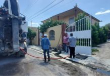 Atendió COMAPA limpieza de pozos y desazolve en las colonias Rancho Grande y Aquiles Serdán