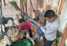 Instaló COMAPA equipo en planta de rebombeo del fraccionamiento Los Fresnos