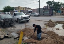 Reparó COMAPA fugas de agua en Jarachina Norte y Cumbres