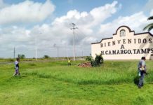 Realizan trabajos de limpieza y mantenimiento en los accesos