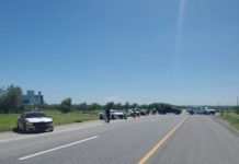Bloquean productores de sorgo carretera Reynosa-Monterrey