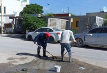 Efectuó COMAPA reparaciones de fugas de agua en el fraccionamiento San Valentín