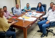 Se coordinan autoridades en caso de algún siniestro, provocado por el fenómeno natural