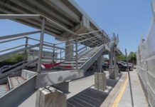 Realizan construcción de puente peatonal obra que beneficiará a la comunidad