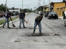 Bachean calles de Miguel Alemán