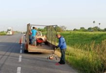 Realizan limpieza en tramos carreteros y accesos a la mancha urbana