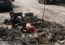 Reparó COMAPA fugas de agua en distintos puntos de la ciudad