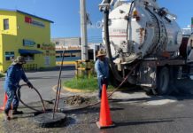 Sondeó COMAPA drenaje sanitario en la colonia Las Fuentes