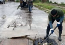 Da COMAPA continuidad a trabajos de limpieza de drenes y pluviales tras lluvia