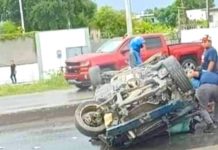 Accidente deja lesionados, daños y caos en carretera Río Bravo-Reynosa