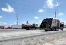 Accidente vial deja solo daños materiales en libramiento a Monterrey