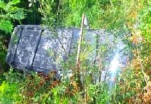 Accidente vial deja solo daños materiales en unidad en la Ribereña