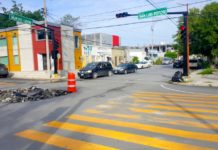 Aplican millonaria inversión den rehabilitación de obra pública en calle San Luis