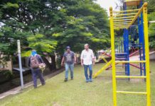 Trabaja Servicios Públicos de Tampico sin descanso, en el mantenimiento de parques y áreas verdes