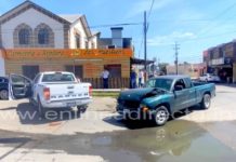 Se impactan unidades en concurrida vialidad dejando cuantiosos daños