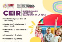 DIF Reynosa ofrece inscripciones para la Guardería #4