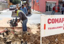 Concluyó COMAPA reparación de fuga de agua en la colonia Longoria