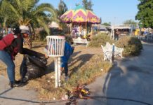 Sanean cuadrillas municipales plazas públicas en Reynosa