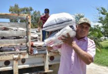 Reciben productores agrícolas de Soto la Marina semilla de sorgo y maíz