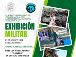 Ejército Mexicano te invita a Exhibición Militar