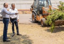 Supervisan mantenimiento de la red pluvial