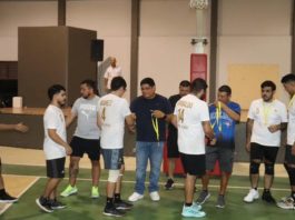 Realizan ceremonia de premiación del Torneo de Voleibol en el Auditorio Municipal