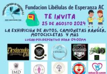Fundación Libélulas de Esperanza AC invita a exhibición de Autos, Motocicletas y Camionetas