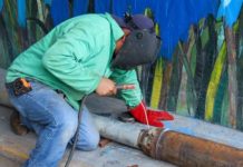 Reemplazó COMAPA tubería pluvial en paso a desnivel no.1