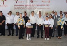 Realizan ceremonia de Ciclo Escolar 2024-2025 en Miguel Alemán
