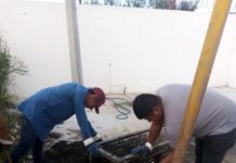 Realizó Comapa limpieza y mantenimiento en el EBAR 36 de la colonia Las Palmas
