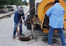 Realizó COMAPA trabajos de mantenimiento en colonia Villa Florida