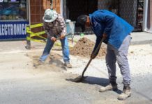 Concluyó COMAPA reparación de fuga de agua en la colonia Rodríguez