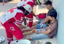 Accidente vial deja dos personas lesionadas y daños materiales en unidades