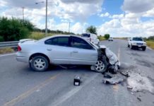 Aparatoso accidente vial en el “Viaducto de la Muerte” deja daños materiales