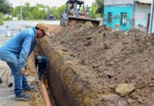 Trabaja COMAPA en la rehabilitación de red de atarjea en la colonia Bella Vista