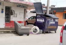 Exhortan a la población y a carretoneros a no dejar colchones, estufas, muebles al lado de contenedores de basura