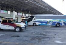 Realizan vigilancia permanente en centrales de autobuses