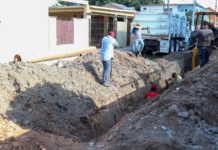 Inició COMAPA rehabilitación de drenaje sanitario en la colonia Emiliano Zapata