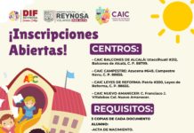 Realiza DIF Reynosa Inscripciones en CAIC