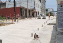 En septiembre podría concluir la obra de reconfiguración a semipeatonal la Díaz Mirón