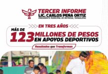 Impulsamos talentos deportivos: Carlos Peña Ortiz, Tercer Informe de Gobierno