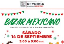 Invita Alcalde Carlos Peña Ortiz a celebrar el Mes Patrio en el Bazar Mexicano