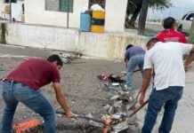 Ante precipitaciones, realiza COMAPA limpieza de drenes y pluviales en diferentes sectores