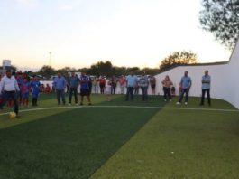 Entregan cancha a deportistas del poblado Los Angeles