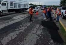 Mantiene SOP trabajos preventivos de bacheo