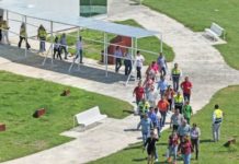 Evacuan 2173 personas en Simulacro Nacional 2024 de Torre Bicentenario