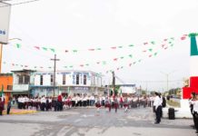 Díaz Ordaz conmemora el 214 aniversario de la Independencia de México