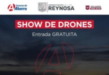 Asiste hoy al Show de Drones a las 7:30 P M. en el Malecón del Parque Cultural Reynosa