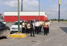 Evacuan a personal de Coppel y Conalep en simulacros en Miguel Alemán