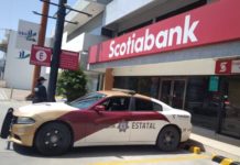 Bancos y cajeros con vigilancia permanente de la Guardia Estatal